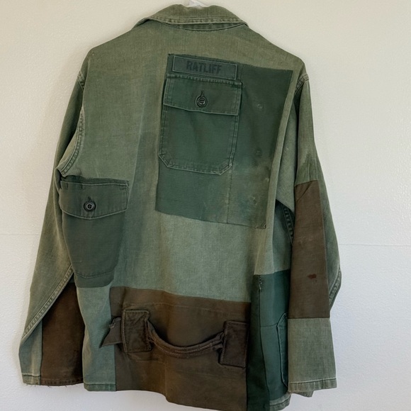 Vintage Reworked Green Utility Army Jacket - Picture 4 of 4